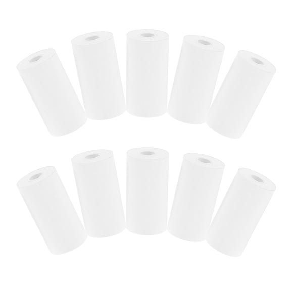 Zehuanyu 10 Pcs Calculator Tape Standard Bolts Thermal Paper Receipt White