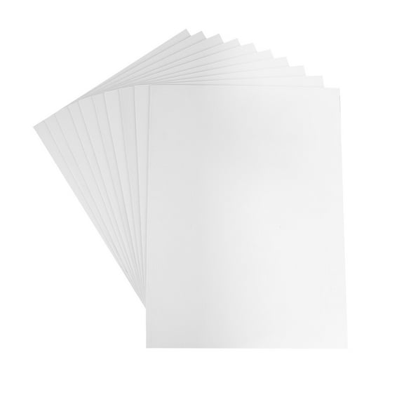 Zehuanyu 10 Pcs Clear White Cardboard Model Layout PVC Foam