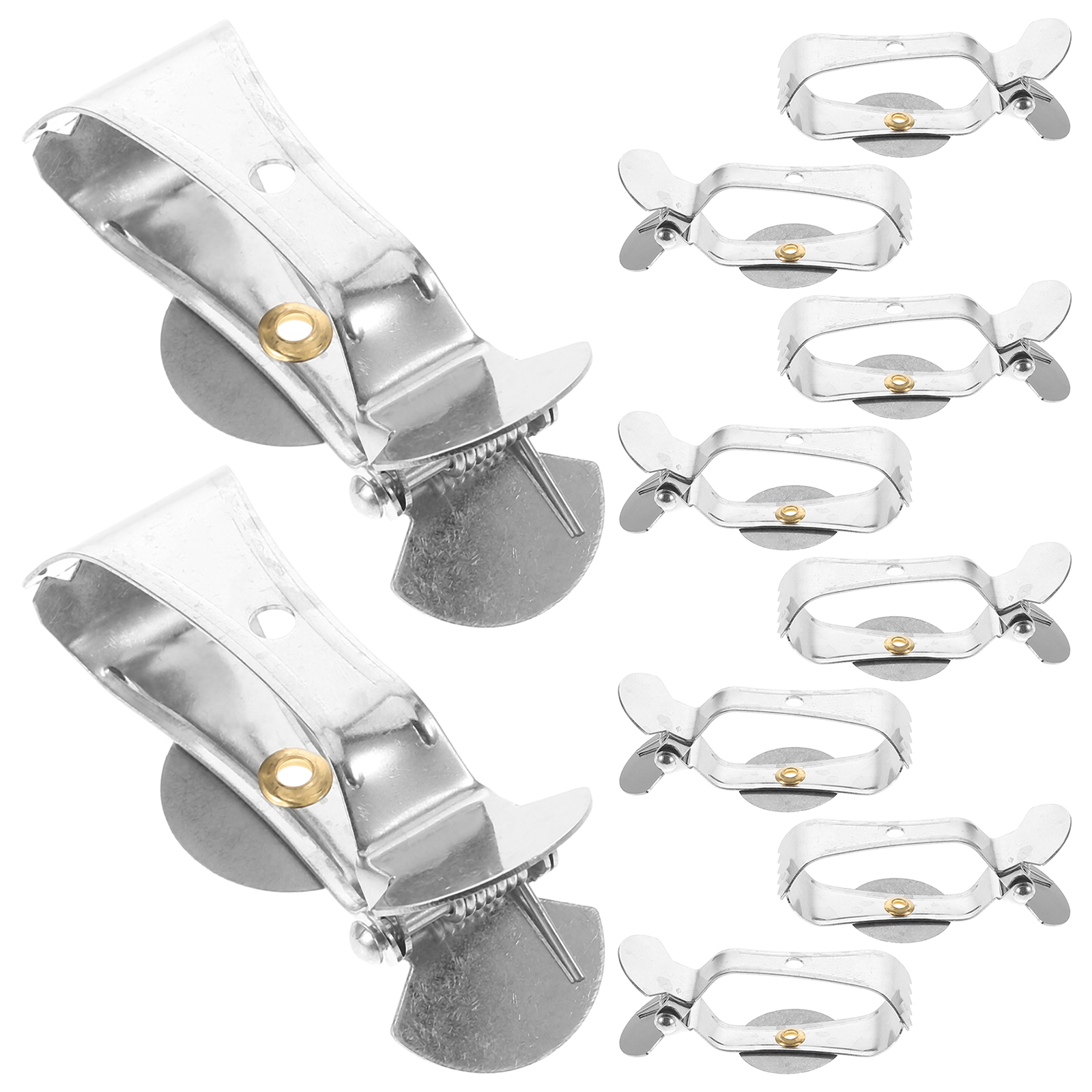 Zehuanyu 10 Pcs Curtain Clip Special Comb Soft Nozzle Pipe Curtains ...