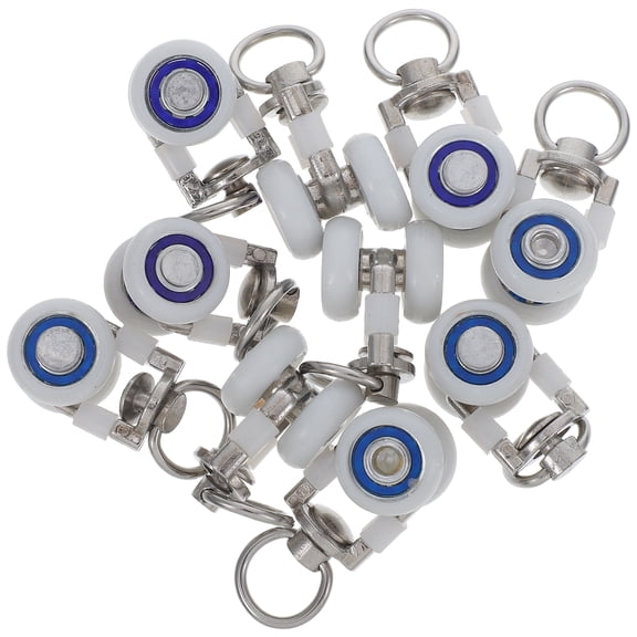 Zehuanyu 10 Pcs Chain Curtain Rod Curtain Accessories 4.00X2.00X1.80CM White