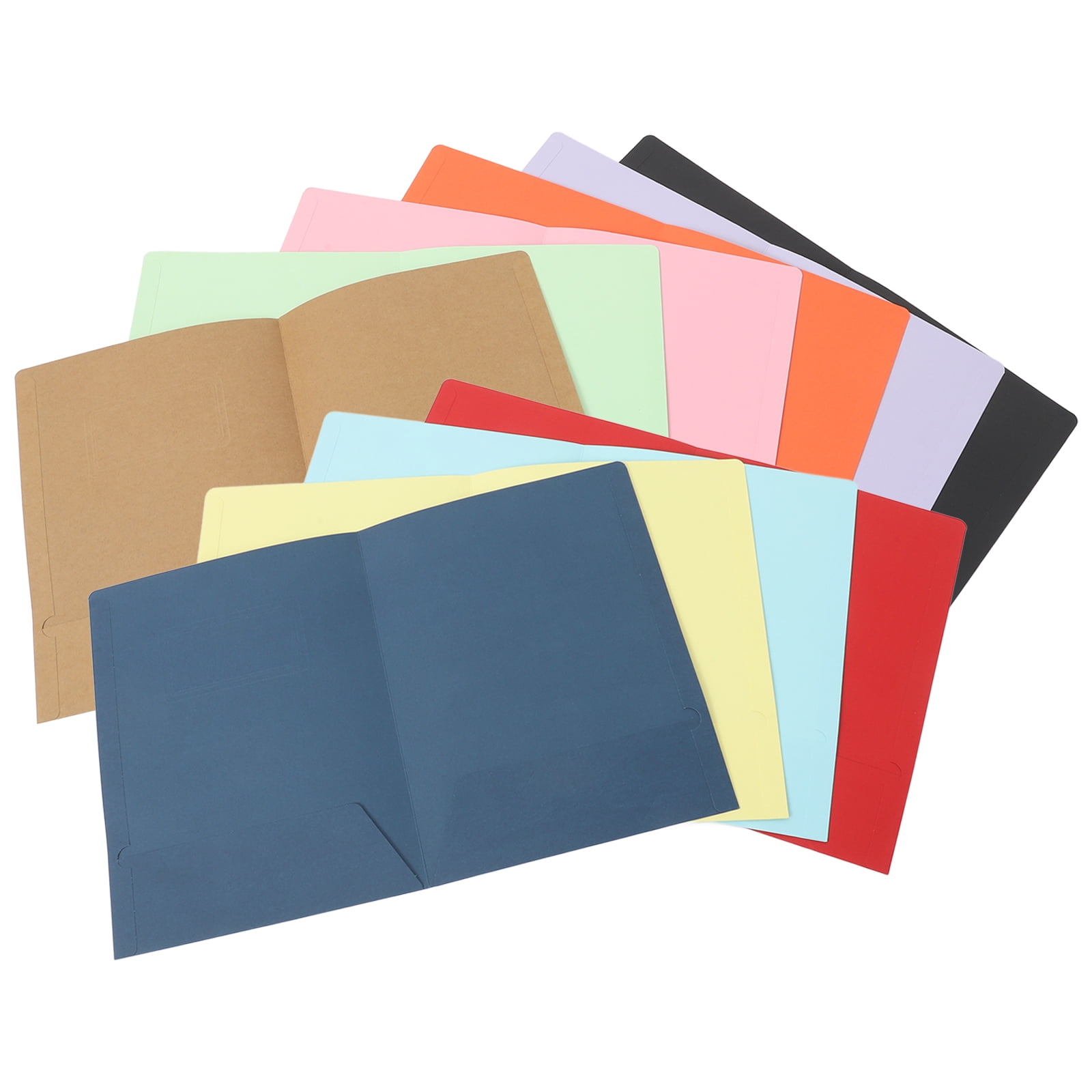 Zehuanyu 10 Pcs File Folder Cardboard Greeting Storage Bins with Lids ...