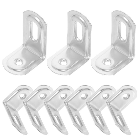 Zehuanyu 10 Pcs Floating Shelf Brackets Small Corner Connector