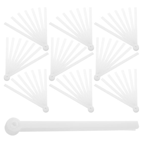 Zehuanyu 10 Pcs Handheld Plastic Frame for DIY Crafts Portable Blank Frame Hand Making Frame Fan Making Frame