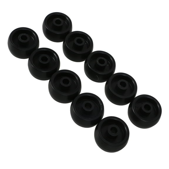 Hytrove Trash Can Wheels Replacement 10Pack 1.0X1.0X0.6In