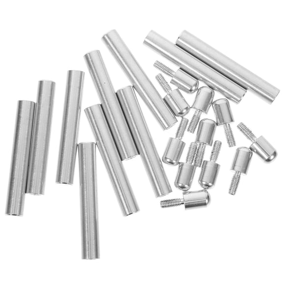 Zehuanyu  10 Pcs Photo Frame Standoff Screws Mounting Hardware for Picture Easels Display Plate Holder Silver