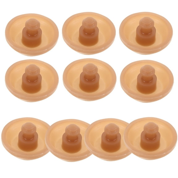 UPGRATOR Silicone Bottle Cap Part Leakproof 10Pcs 0.5In