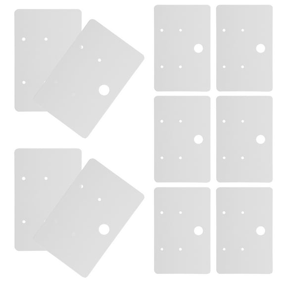 Zehuanyu 100 Pcs Blank CD Cases Jewelry Packaging Cardboard 7.00X4.50X0.10CM White