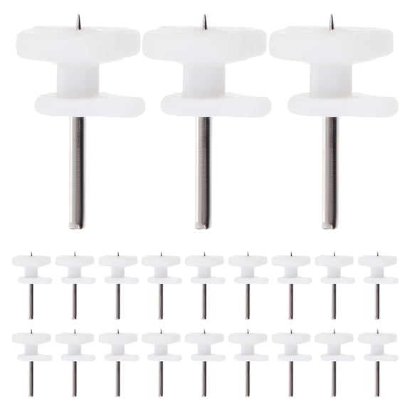 Hytrove 100Pcs White Photo Frame Hangers with Easy Installation and No Damage
