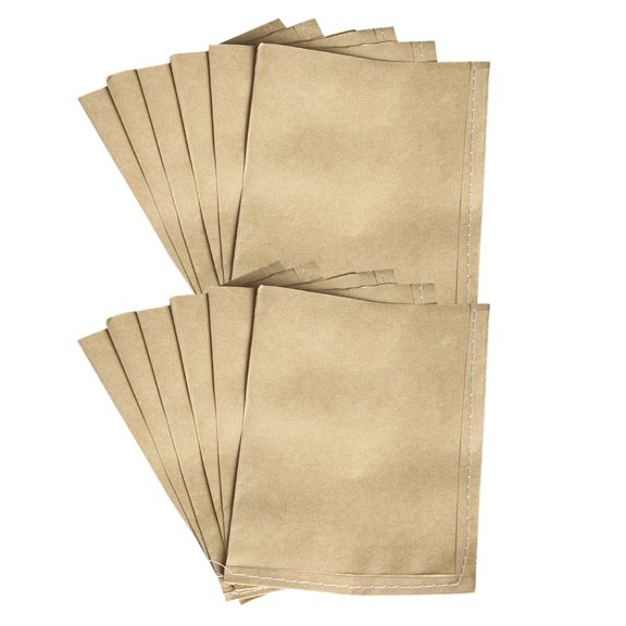 EXHUMKY 100Pcs Small Paper Seed Envelopes in Khaki for Efficient Seed Storage Solutions