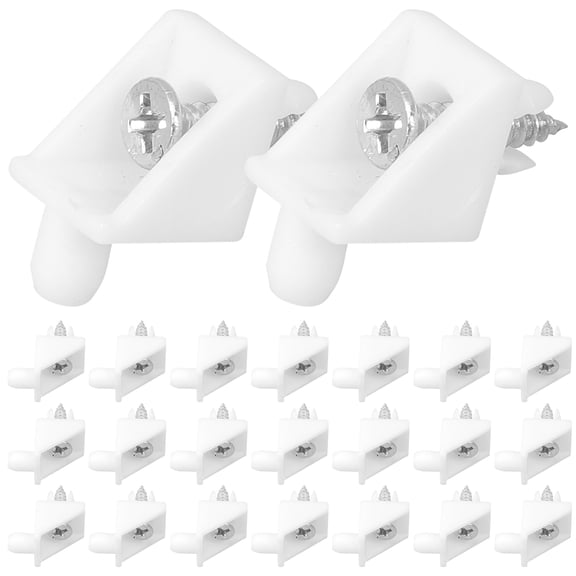 Zehuanyu 100 Sets Corner Connector Bracket Plastic Corner Code 2.00X1.80X1.10CM