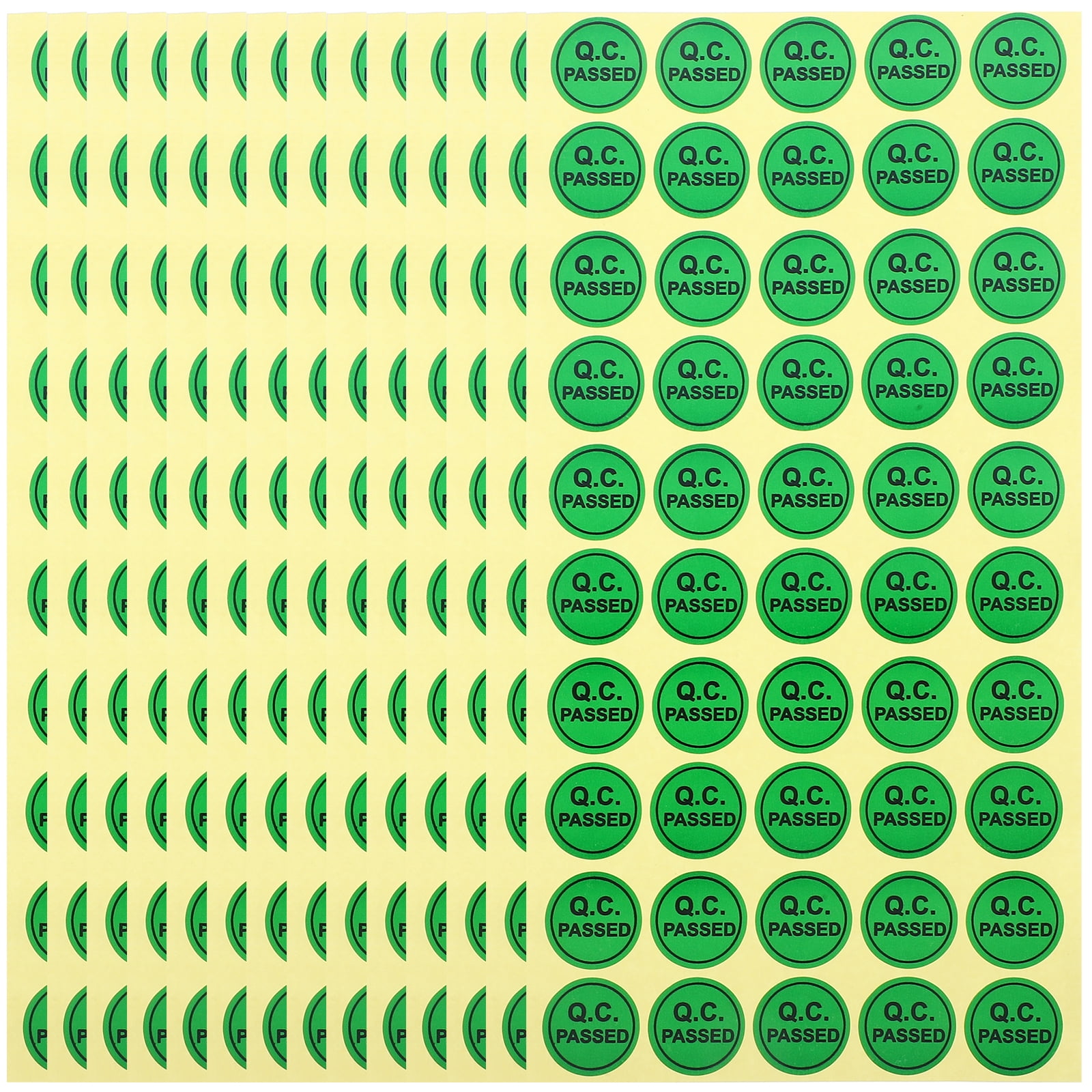 Pass Inspection Sticker Zehuanyu 1000 Pcs Quality Inspection Pass Sticker Label Stickers Garage ...