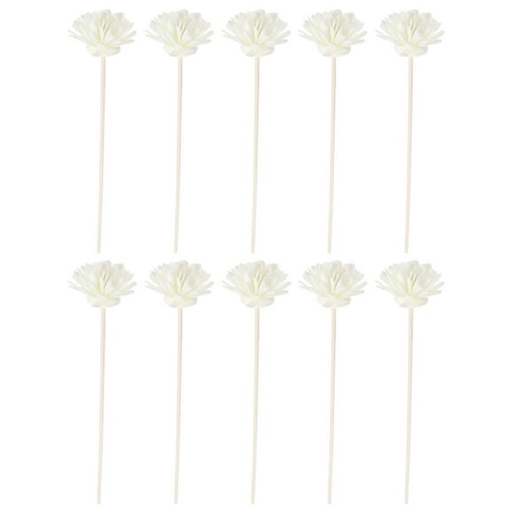 Zehuanyu 10pcs Simulated Flower Diffuser Sticks for Home Fragrance and Aromatherapy Decor
