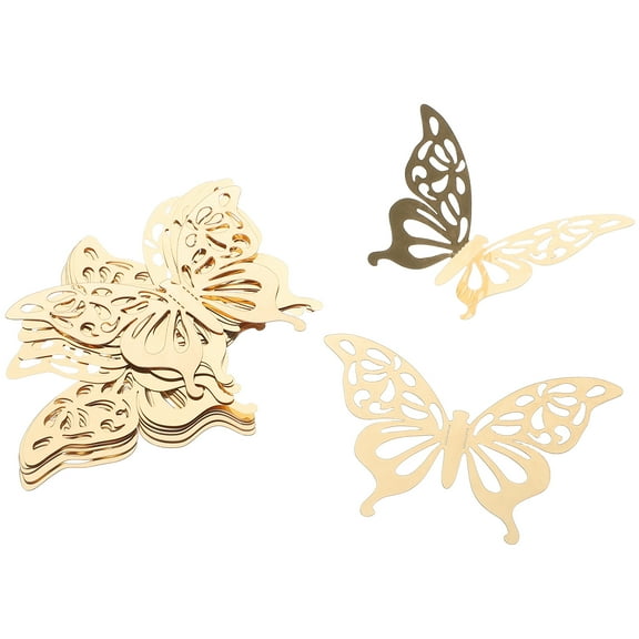 Zehuanyu 12 PCS Butterfly for Flower Bouquet Wall Decoration Ceiling Paper