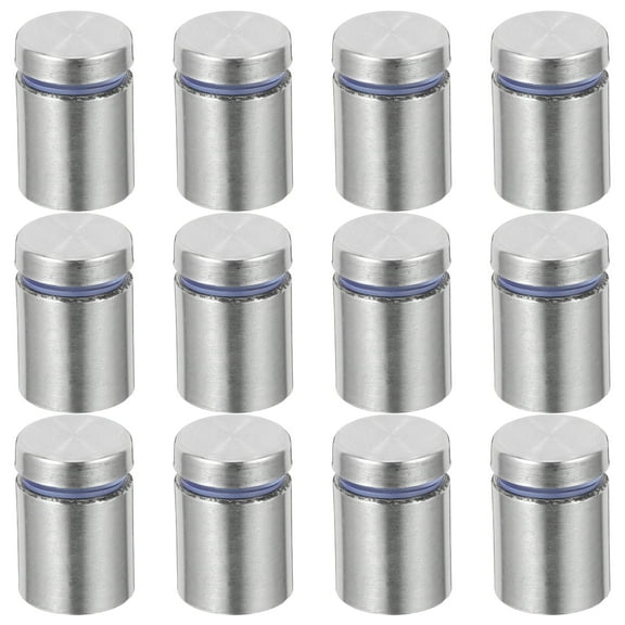 DEEPCRAFF Glass Board Mounting Hardware Sign Screws Silver 12Pcs Stainless Steel