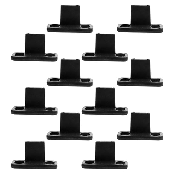 Zehuanyu 12 Pcs Barn Door Hardware Kit Sliding Guide Panel Cabinet Bracket Valley Warehouse Black