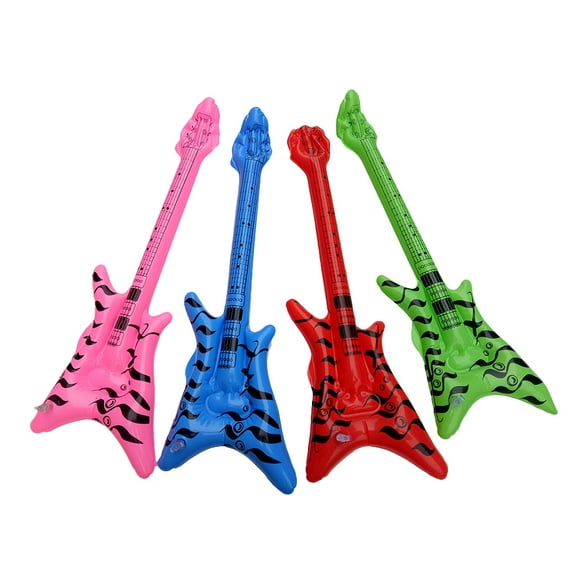 Zehuanyu  12 Pcs Beach Parties Props Swimming Pool Toys Guitar Pineapple Balloons