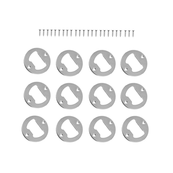 RENACLIPY 12-Piece Iron Beer Bottle Opener Set Multi-Functional Lid Remover Kitchen and Bar Tool