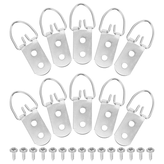 Zehuanyu 12 Pcs Hooks Cross Stitch Photo Frame Hook 5.50X1.50X0.50CM Silver