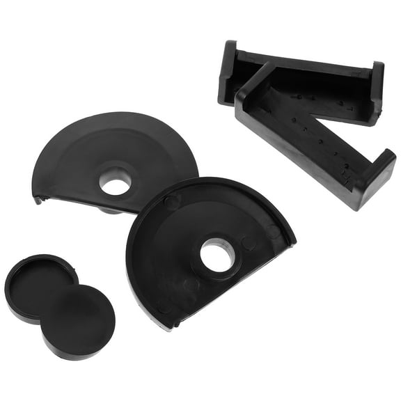 Zehuanyu 12 Pcs Vise Pad Bench Vise Non-slip Rubber Mini Bench Vise 6.6X2.3X2.2CM Black