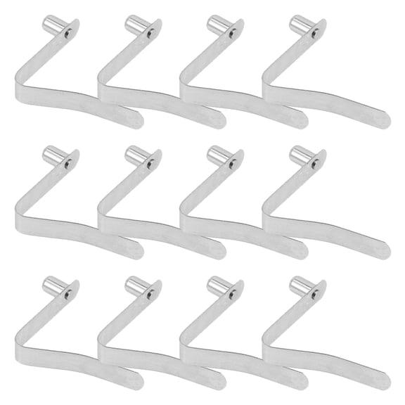 Zehuanyu 12pcs Locking Tube Clips V Shape Buckle For Tent And Umbrella Compression Spring Clips Poles Push Button Spring Clips For Kayak Paddle