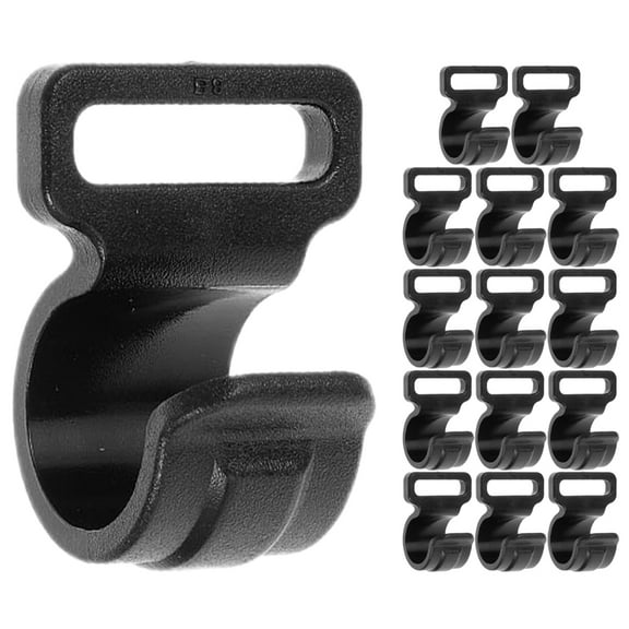 Zehuanyu 15 Pcs Canopy Clamps Tent Accessories 2.00X1.60X1.20CM Black