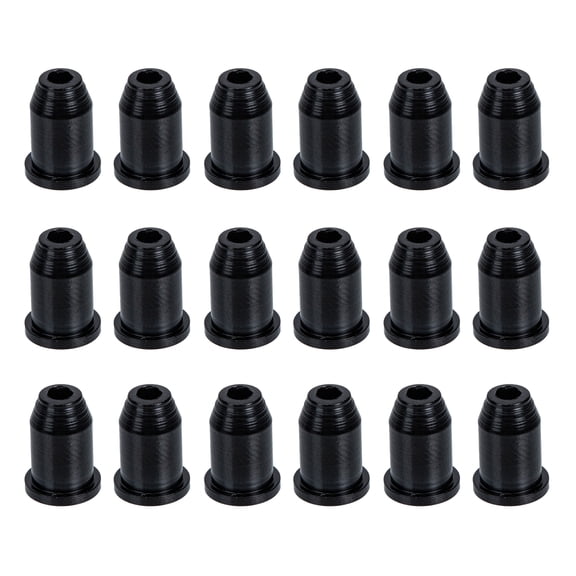 Zehuanyu 18pcs Guitar String Ferrules Guitar Body Ferrules Guitar Mounting Buckles
