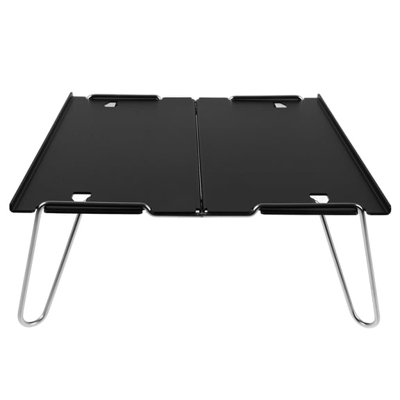 Zehuanyu 1Pc Aluminum Alloy Folding Table Outdoor Camping Desk Multi-purpose Tea Table (Black)