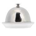 thumbnail image 1 of Zehuanyu 1Pc Butter Dish Ceramic Dish with Stainless Steel Lid Beef Tallow Storage Bowl, 1 of 5