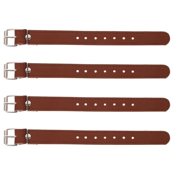 Zehuanyu 2 Pairs Bike Strap Adult Tricycle Accessories Binaural Cup Decal Decoration Swirl Child Brown