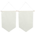 thumbnail image 1 of Zehuanyu  2 Pcs Blank Camping Flag Solid Color Outdoor Decoration Beige, 1 of 8