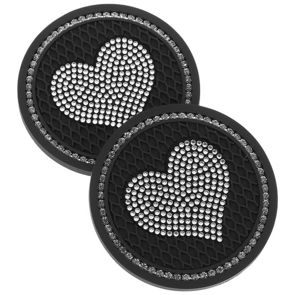 Zehuanyu 2 Pcs Car Coaster Cup Holders Accessories for Men Goth Man Black