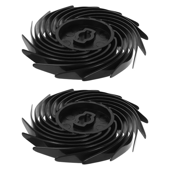 ORDDIART Cash Counting Machine Wheel Black Plastic 2Pcs For Currency Verification In Business