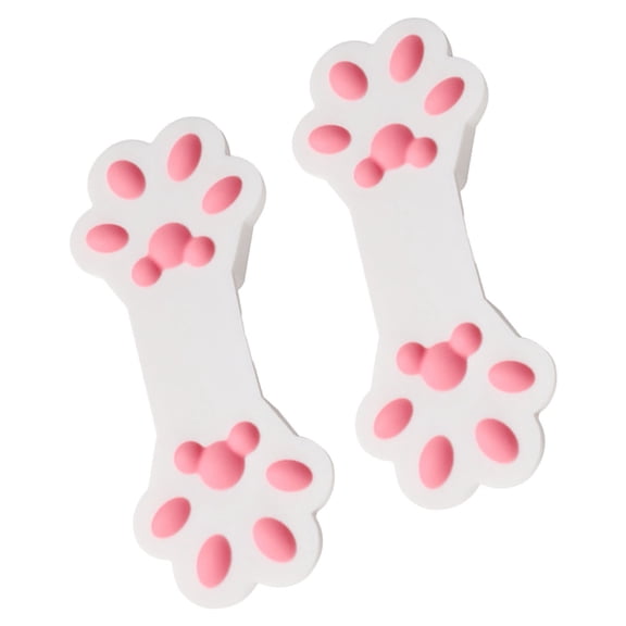 Zehuanyu 2 Pcs Cat Claw Finger Cots Bookends for Shelves Deterrent Kitten Toys