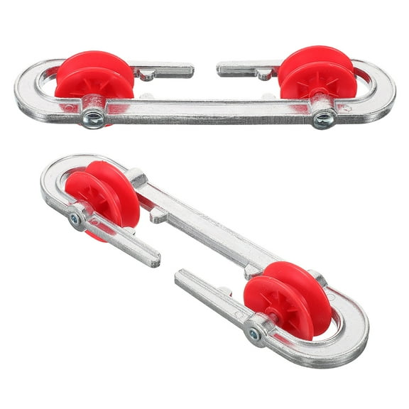 UPGRATOR Aluminum Clothesline Spreader Red For Outdoor Laundry 2Pcs 7.3X1.9X1.6In