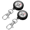 thumbnail image 1 of Zehuanyu 2 Pcs Compasses Ring Compass Keychain 7.50X3.00X1.00CM, 1 of 8