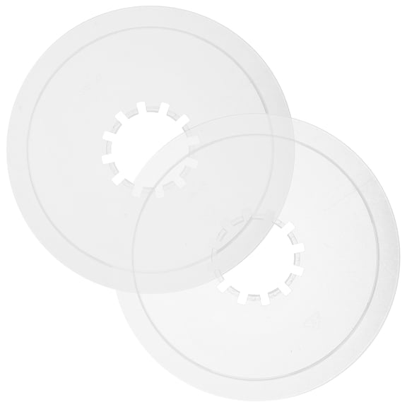 Zehuanyu  2 Pcs Freewheel Spoke Protector Crankset Cover Bicycle Disc Guard Desktop Memorandum Transparent
