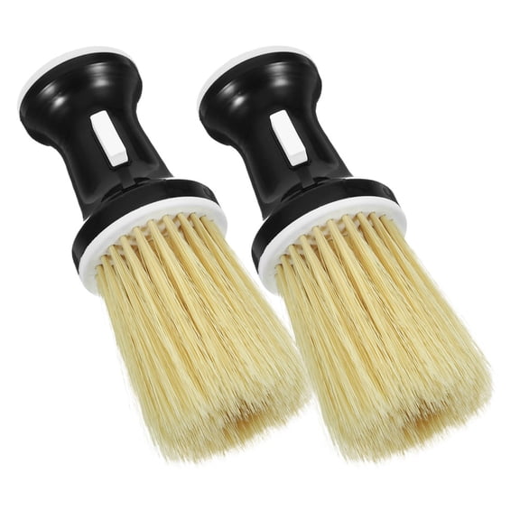 Zehuanyu 2-Pack Hair Cleaning Neck Brushes with Anti-Hair Loss Soap for Beard Care and Ginseng Infused Formula