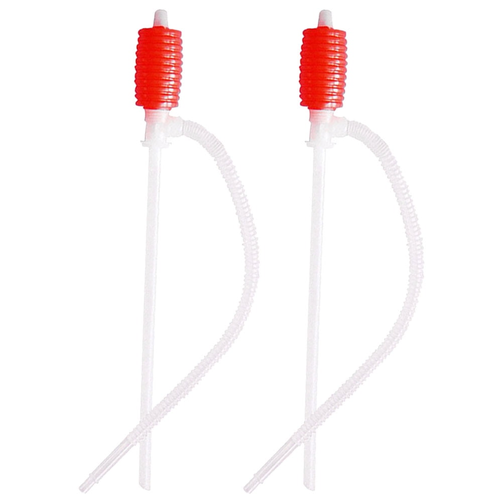 Zehuanyu 2 Pcs Hand Oil Pump for Gasoline Manual Transfer Pump Gas Siphon Hose Transfer Hose for Gasoline Car Gas Siphon Manual Oil Suction Pipe
