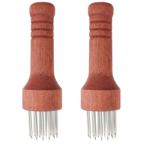 Zehuanyu 2 Pcs Household Meat Tenderizer Stainless Steel Steak Needle Meat Pounding Tool