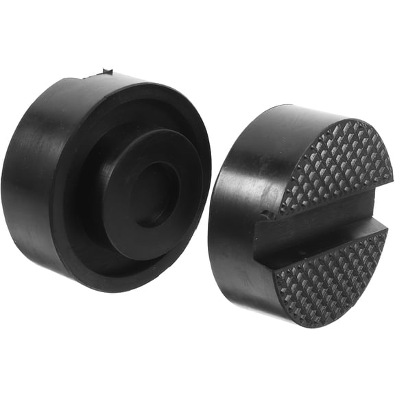 Zehuanyu 2 Pcs Jack Rubber Pad Holder Crane Cars Prop Scratch Card Black