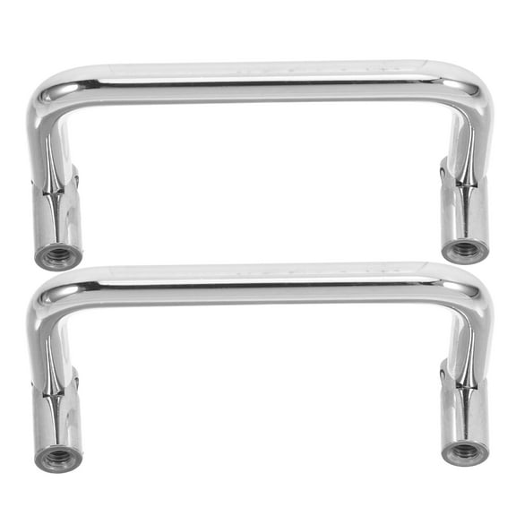 Zehuanyu 2 Pcs Large Door Pull Handle outside Cabinet Handles Silver