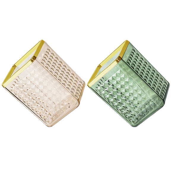 Zehuanyu 2 Pcs Makeup Organiser for Vanity Brush Storage Container Office