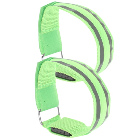 Zehuanyu 2 Pcs Men and Women Goggles Running Bracelet Light 27.50X2.50X1.20CM Light Green
