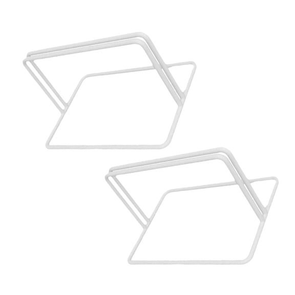 ORDDIART 2Pcs Metal Refrigerator Divider Base with Wide Base for Home Fridge and Freezer