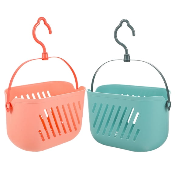 Zehuanyu 2 Pcs Organizing Shower Rack Portable Container Basket Wedding Baby