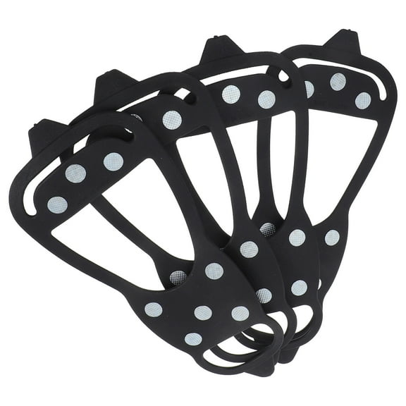 Zehuanyu  2 Pcs Outdoor Shoe Covers Boots Sliders Sleeve Snowboard Climber Black