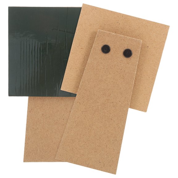 DEEPCRAFF Trapezoidal Frame Easel Stand Khaki Board 2Pcs Home Decor