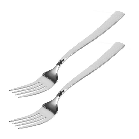 Zehuanyu 2 Pcs Register Vent Fork Elegant Tableware 19.60X2.50X0.30CM Silver