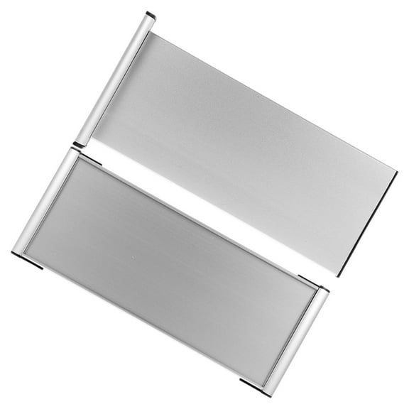 Zehuanyu  2 Pcs Rhinestone Bobby Pins Display Case Blank Sign Office