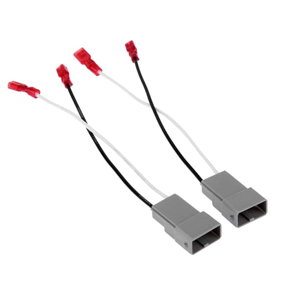Zehuanyu 2 Pcs Speaker Wiring Harness Replacement Install Connector Grey